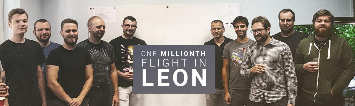 The one millionth flight in Leon